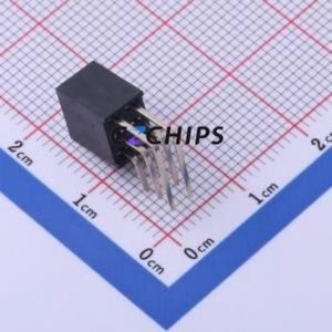 FFH25406-T06B1004K6K Pin Socket Bent Lead Through Hole,P=2.54mm Connector 3x2P 2.54mm 2.54mm Square Hole - Product Image 2
