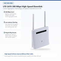 Harga Pabrik Router CPE 4G LTE Cat6 300Mbps Dual Band AC1200 Wireless Gateway dengan Slot Kartu SIM dan 4 Port Gigabit Ethernet