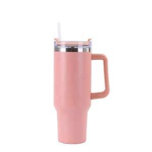 BPA Free Double Wall Stainless Steel Vacuum Insulated <b>Thermos</b> <b>Cup</b> Leak-proof Tumbler 40oz Tumbler with Straw - Product Image 4