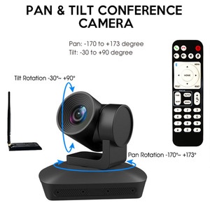 2.4G Wireless PTZ 10X Optical 1080P HD Auto Voice Tracking Conference <b>Camera</b> Kit for Church Classroom Meeting Room USB 2.4G <b>Wire</b> - Product Image 5