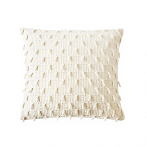 Ferme laine Boho housse de coussin Boho taie d'oreiller à la main taie d'oreiller bohème décor à la maison housse de coussin tissé à la main par ITHL - Product Image 1