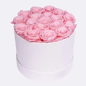 2024 Regalos PARA EL Día DE LA Madre Idea estabilizada Infinity Forever Dosis Rosas con aroma Venta al por mayor Flor preservada eterna de lujo en caja