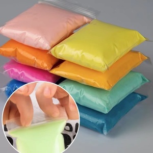 SIWEI 1KG Super Clay in Vari Colori - Grande Lotto di Plastilina Antibatterica Nera, Blu, <span class=keywords><strong>Marrone</strong></span>, Verde, Arancione, Rosa - Product Image 2