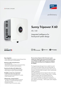 En stock Inversor solar SMA Sunny tripower 60 energía inteligente híbrido alto voltaje 50KW 60KW inversor solar de alta calidad - Product Image 4