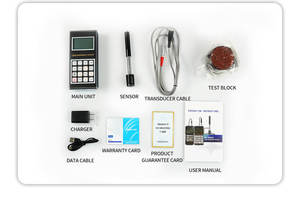 เครื่องทดสอบความแข็งแบบพกพา บล็อกเหล็ก บริเนล วิคเกอร์ส พร้อมจอแสดงผล OLED ความสว่างสูง รองรับการจัดเก็บข้อมูลสูงสุด 500 รายการ สำหรับโลหะ - Product Image 6