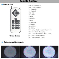 Contrôleur de lampe de piscine LED Par56 12V, variateur RGB, pour maison intelligente, sans fil, avec télécommande 18F, pour éclairage de piscine