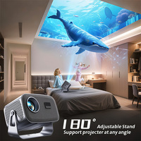 Proyector Portátil YUXU A10 Android 11 3D, 1080P Nativo, 200 Lúmenes, WiFi, Altavoz Integrado, 1GB/8GB, para Cine en Casa