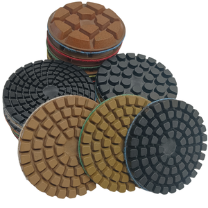 Blok Penggosok Lantai Berlian Tebal 4mm/6mm/8mm/10mm untuk Menggiling Beton Semen Batu Alat Pemoles Lantai - Product Image 1