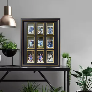 Marco de Exhibición de Cartas Coleccionables de Madera Sólida con Soporte Magnético para Cartas Deportivas, Pokémon, Yu-Gi-Oh y Cartas Graduadas - Product Image 1