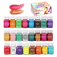 Pigment en poudre de mica SANKIN pour résine époxy Pigment de couleur perle Kit de matériaux en résine époxy en poudre nacrée de qualité cosmétique