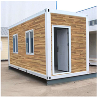 Cabines de jardin économiques de 20 pieds et 40 pieds, logements préfabriqués modernes, prêts à l'emploi, maisons préfabriquées en conteneurs, maisons préfabriquées en acier