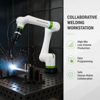 Bras robotique collaboratif FANUC CRX-10iA à 6 axes haute efficacité pour le soudage industriel MIG TIG