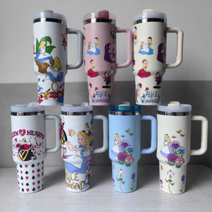 custom logo desney Cartoon Wonderland <strong>Princess</strong> christmas Gifts 40oz Double Wall tumbler Vacuum Flasks Insulated <strong>Water</strong> <strong>Bottle</strong> - Product Image 1