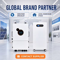 Système d'énergie solaire hybride 12 kW conforme à la norme UL1741, solution de stockage d'énergie avec batterie au lithium 16 kWh, phase partagée 120 V/240 V