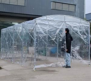 Installation facile Toit en <span class=keywords><strong>toile</strong></span> Structure en acier Auvent rétractable Garage Abri d'auto Garage de <span class=keywords><strong>voiture</strong></span> pliant - Product Image 3