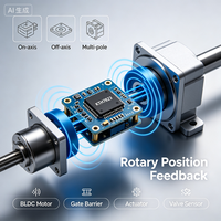 Encodeur d'angle magnétique absolu à simple tour 16 bits CONNTEK KTH7823 IC SPI SSI ABZ PWM 14 bits Réponse 1s Hors axe 3.0-5.5V