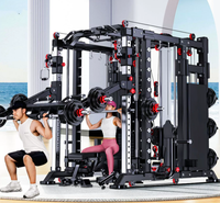 Mutli fonction station portique smith machine équipement de formation complet équipement de fitness combinaison d'ensemble intégré
