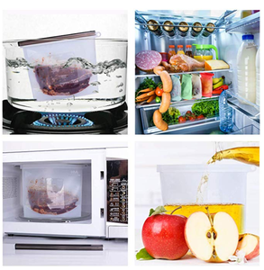 Sac de conservation alimentaire en silicone réutilisable à fermeture hermétique sous vide - Product Image 2