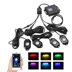 Accessoires intérieurs pour <span class=keywords><strong>camion</strong></span> américain, éclairage LED RGBW sous la carrosserie, contrôle par application, 8 pods pour <span class=keywords><strong>camion</strong></span> Ram - Product Image 5
