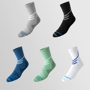 جوارب رجالي مضادة للانزلاق سريعة الجفاف جيدة التهوية قطن ضغط شعار مخصص محبوك قبضة ركوب الدراجات كرة القدم الجوارب الرياضية الكفة - Product Image 6