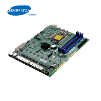 Placa Base W580SL-8L LGA 1200 con 8 Puertos Ethernet Gigabit, Firewall, Placa Base Industrial con DDR4, SATA, M.2, PCIE X8, VGA