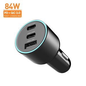 Bộ Sạc Xe Hơi USB C Bộ Chuyển Đổi Xả Thuốc Lá 84W Bộ Chuyển Đổi Đầu Cắm Xe Hơi Thông Minh Loại C Cargador De Celular Bộ Sạc Điện Thoại Thông Minh Di Động - Product Image 1