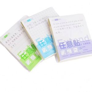 Multi-Color Self-Adhesive Expansion <b>Stickers</b> Foldable Memo Pads for Students-Quick-Drying Record Memos & Make Plans - Product Image 1
