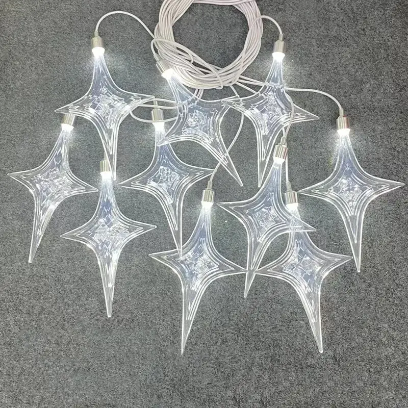 Mievo Wedding 10 teste Lucky Star lampadario acrilico Starry Top decorazione puntelli decorazione festa ed evento illuminazione matrimonio