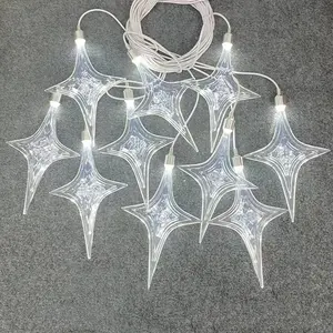 Miguo Wedding 10 Heads Lucky Star Chandelier Acrylic Starry Top Decoration Props Decoration Party And Event Lighting Wedding