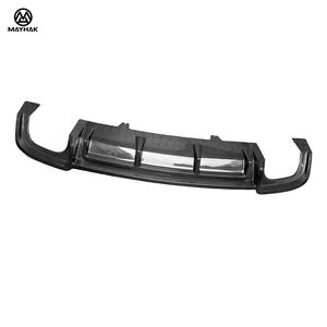 Difusor Trasero de Fibra de Carbono Real, Reemplazo Compatible con el Original, para Audi <span class=keywords><strong>A5</strong></span> Sline S5 8W6 Pre Lci Estilo <span class=keywords><strong>ABT</strong></span> 2017-2019 - Product Image 3