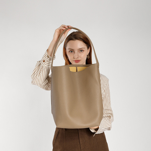 <span class=keywords><strong>Borsa</strong></span> personalizzata di alta qualità firmata Tote Bag di grandi dimensioni in vera pelle borse a <span class=keywords><strong>tracolla</strong></span> da donna - Product Image 3