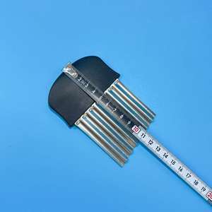 Couteau à pommes de terre créatif en acier inoxydable à dents de loup ondulées, coupe-légumes multifonctionnel, facile à nettoyer, gadget de cuisine pour frites - Product Image 3