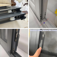 Ventanas de Aleación de Aluminio del Sudeste Asiático con Puertas Corredizas de Aluminio con Doble Acristalamiento Insonorizante