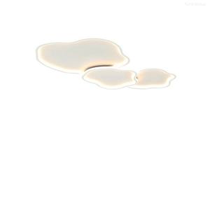 Plafonnier LED moderne nordique avec télécommande, en acrylique, alimentation CA, protection oculaire pour chambre et bureau - Product Image 4