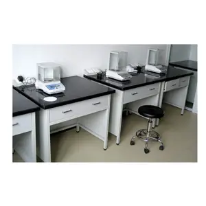 Mesa de equilíbrio de aço completo para estação de trabalho de laboratório Química