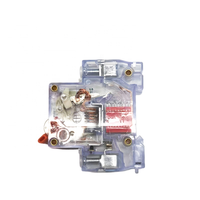 Disjoncteur miniature QHB7-63 C20 1P 20A 230/400V 6KA 50Hz en cuivre avec boîtier transparent IEC 60898-1 AC, fixation par clipser/sur rail