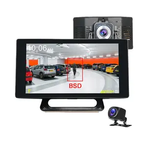 5 אינץ נייד אלחוטי Carplay 2 BT BSD GPS רכב DVR מקליט 4k דאש מצלמה carplay