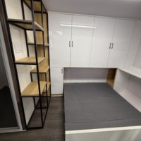 Maisonnette Pod de 4m Type-B à faible coût, cabine Apple personnalisée, expédiée de l'usine, bureau modulaire préfabriqué portable et mobile