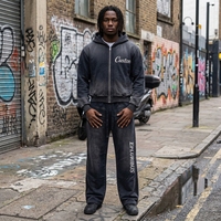 Survêtements et sweats à capuche pour hommes, impression DTG personnalisée, 100% coton, vêtements essentiels, aspect délavé, design personnalisé