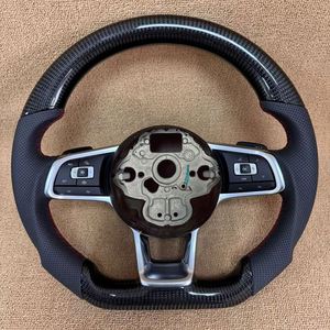 Volant en fibre de carbone pour Volkswagen B6 B7 B8 <span class=keywords><strong>CC</strong></span> Golf 5-7 R MK5-MK7 GTI Polo Passat (vente en gros) - Product Image 1