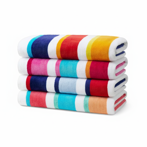 ผ้าขนหนูอาบน้ำปักลายแห้งเร็วทำจากผ้าฝ้ายออร์แกนิก100% 650GSM 80X160ซม. ผ้าคอตตอนออร์แกนิคเนื้อนุ่มทนทานกันรอยเปื้อนสำหรับครอบครัวในสปารีสอร์ท - Product Image 1