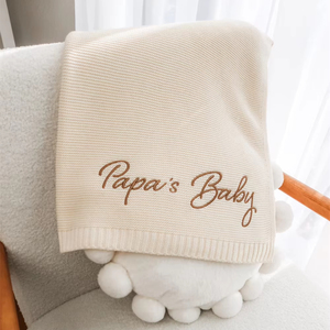 Kaiyue Wholesale Handmade Crochet Baby Blanket Frill Heirloom Swaddle Holding Blankets Cotton Ruffle Knitted Baby Blanket