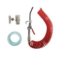 Kit de pistolet souffleur d'air avec buse réglable, pistolet souffleur d'air pneumatique robuste adapté au nettoyage dans divers contextes
