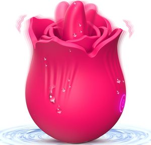 Consolador vibrador para mujeres, Juguetes sexuales, consoladores, pareja, lesbiana, rosa, lamiendo el clítoris con 9 modos estimulantes, pezón vibrador oscilante Cl - Product Image 1
