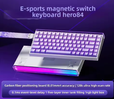 HERO84 Blanc - Violet Dual
