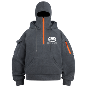 Мужская одежда *<span class=keywords><strong>Ecko</strong></span> Unltd.* Спортивная толстовка с принтом и короткой молнией, осенне-зимняя, уличная мода, повседневный спортивный пуловер с капюшоном - Product Image 1