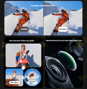 Cámara de Acción Panorámica Insta360 X5, Imagen 8K, Estabilización de Imagen, Sumergible, Cámara de Buceo, Cámara para Viajes, Vlogs, Motociclismo, Esquí - Product Image 6