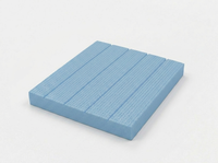 Panneau de mousse XPS en polystyrène extrudé bleu haute densité RS-XD40-100mm 500kPa B1 Isolation thermique pour bâtiment extérieur