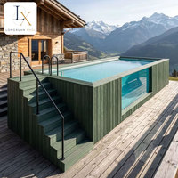 Piscine hors sol compacte en bois et fibre de verre pour enfants, idéale pour la maison ou le jardin - Fabricant de piscines