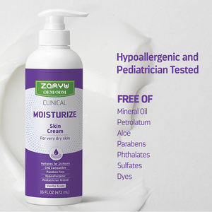 Crème hydratante pour le corps hypoallergénique à étiquette privée, formule à absorption rapide, éclaircissante, nourrissante, sans paraben ni sulfate, pour adultes - Product Image 2